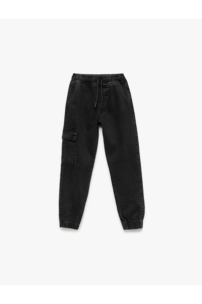 Koton Cotton Pocket Detailed Jogger Trousers