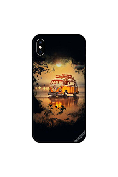 Covernex غطاء حماية iPhone XS MAX بتصميم حافلة عتيقة