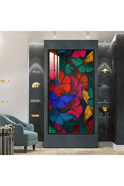 SND لوحة جدارية خشبية فاخرة مع برواز اسود و طبقة من الاكرليك الشفاف