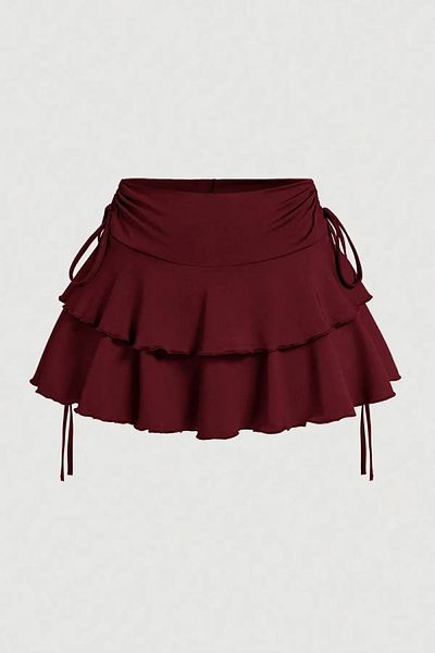 JE-TU Fusta mini pantaloni scurți cu șireturi JT8067