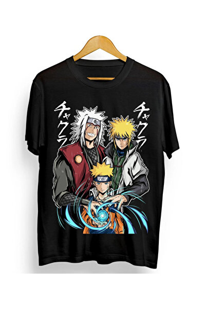 Flood Of Style تي شيرت رجالي منقوش برسومات الرسوم المتحركة Uzumaki Naruto