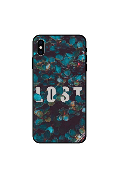 Covernex غطاء حماية لجهاز iPhone XS MAX مطبوع عليه عبارة Lost In Leaves
