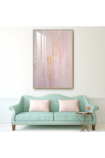 Marktna لوحة جدارية خشبية فاخرة مع برواز بني و طبقة من الاكرليك الشفاف