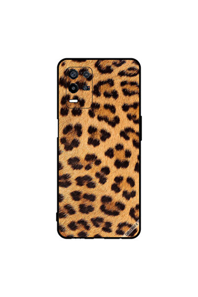 Covernex Protective Case Cover For Oppo K9x Leopard Pattern Black & Brown