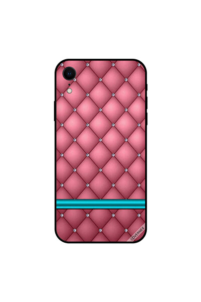 Covernex غطاء حماية iPhone XR بتصميم كلاسيكي باللونين الأخضر والوردي