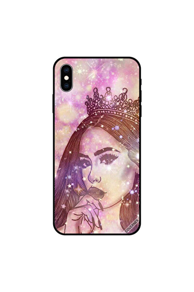 Covernex غطاء حماية لهاتف iPhone X بتصميم فتاة الملكة اللامعة