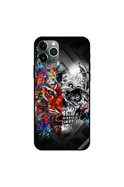 Covernex غطاء حماية لجهاز iPhone 11 Pro بتصميم أسد وجمجمة