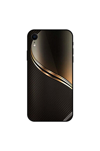 Covernex غطاء حماية لجهاز iPhone XR بنمط ذهبي داكن
