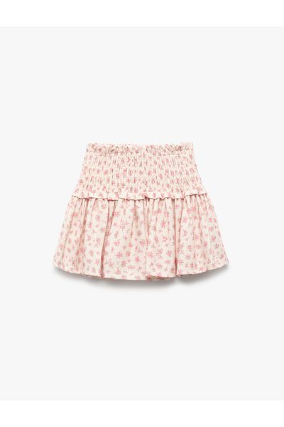 Koton Gipeli Layered A-Line Floral Skirt