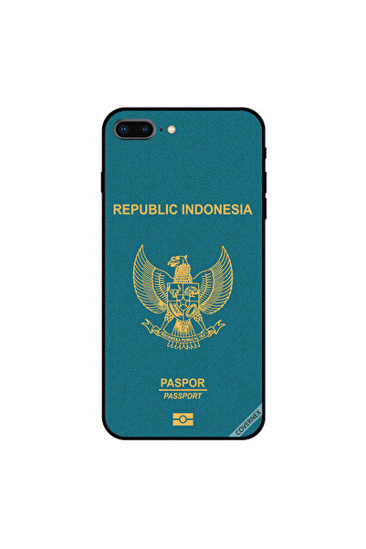 Covernex غطاء حماية لجهاز iPhone 8 Plus بطبعة جواز سفر إندونيسيا