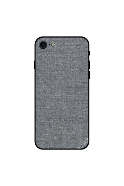Covernex غطاء حماية لجهاز iPhone 8 بنقشة قماش رمادية