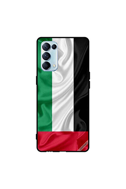 Covernex غطاء حماية لهاتف أوبو رينو 5 برو 5G قماش علم الإمارات العربية المتحدة
