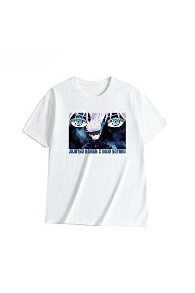 Flood Of Style Tricou unisex cu desen anime Jujutsu Kaisen Gojo Satoru