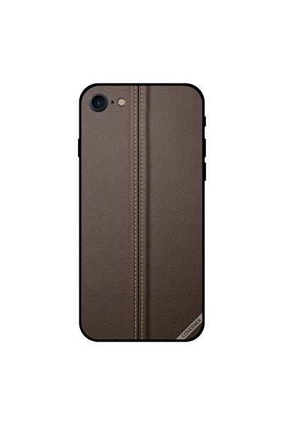 Covernex غطاء حماية لجهاز iPhone 8 من الجلد البني المتوسط