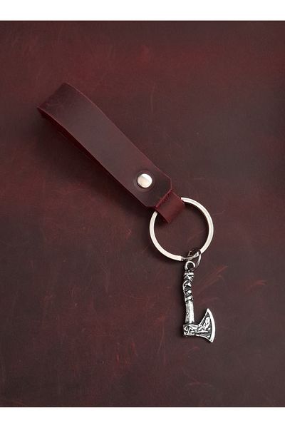 BSN Store Ax Figure Keychain ​​Premium Hand Made Real Leather Keychain