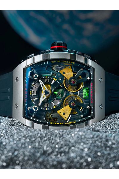 Nubeo Mens Watch Nubeo NB-6100-02, Automatic, 48mm, 5ATM