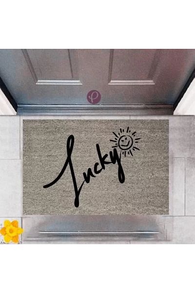 P Parla Digital Printed Door Mat - Lucky P-2361
