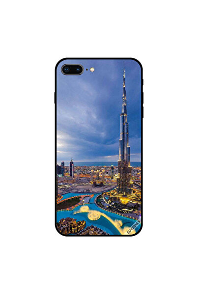 Covernex غطاء حماية لجهاز iPhone 7 Plus بطبعة رقصة نافورة وسط المدينة