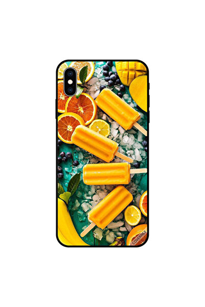 Covernex غطاء حماية لجهاز iPhone XS MAX بطبعة آيس كريم عصير الليمون