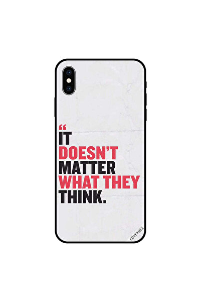 Covernex غطاء حماية لجهاز iPhone XS MAX لا يهم ما يفكرون به