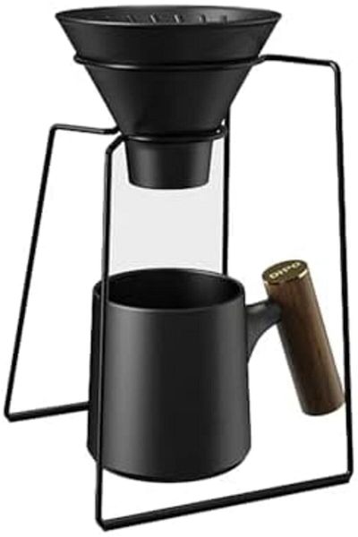 DHPO D H P O Stainless Steel Stand Pour Over Coffee Set