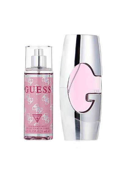 Guess Pink For Women Set Edp 75Ml with Fragrance Mist 125Ml