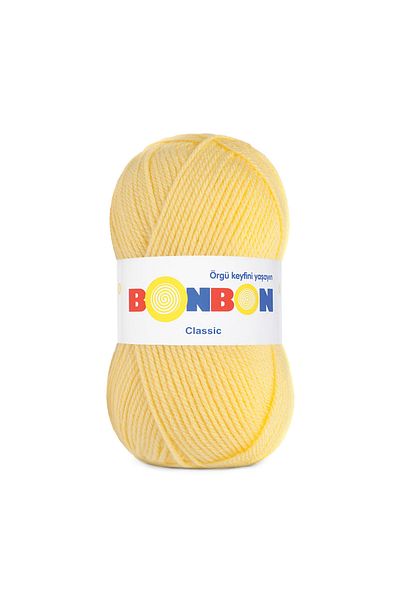 NAKO Bonbon Classic Πλεκτό Χειροποίητο Σχοινί 98210 Κίτρινο