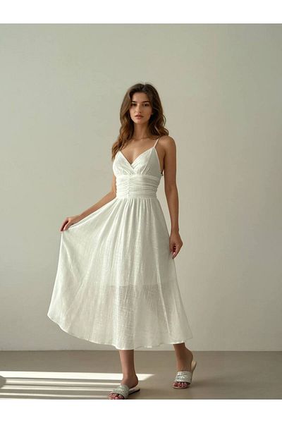Lady Pixie Strappy Midi Dress