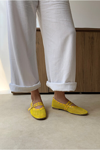 Mupa Shoes Γυναικεία Μπαλαρίνα Μπαλαρίνα ΚΙΤΡΙΝΗ