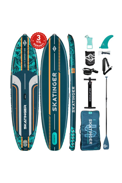 Skatinger Leafy Expedition Sup Paddle Board 350x89x15 cm Aile Boyu Premium Fu...