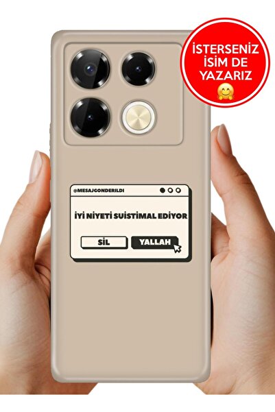 Cekuonline INFINIX Note 40 Pro 5g Kılıf Yerli Üretim Desenli Kapak Yallah