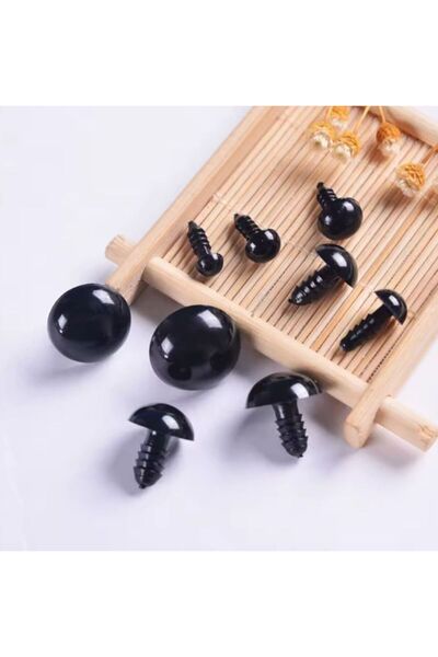 iğne izi Σετ ματιών Amigurumi Screw Eye Boxed, παιχνίδι πλαστικό μάτι, βελούδινο μάτι παιχνιδιών 100 τμχ