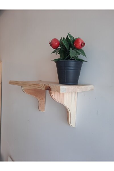 handwood Ahşap Duvar Rafı 15 cm Derinlik Çam Ağacından Dekoratif duvar rafı