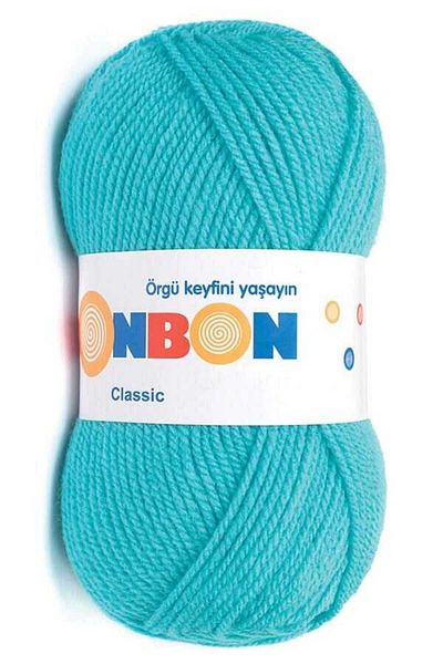 NAKO 5 Pieces Bonbon Classic Hand Knitting Yarn 98238 Turquoise