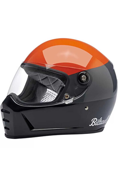 GÜMRÜK BEY Biltwell Lane Splitter DOT & ECE Sertifika Tam Koruma Motosiklet Kaskı Şeffaf Vizör L Beden 59-60 cm