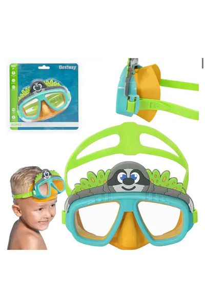 BESTWAY Children's Sea Pool Swimmer Diving Goggles 3+ Years Water Leak Proof Uv Protected Wide Viewing Angle Figured