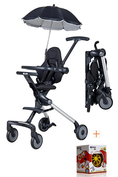 Prego Tam Katlanır Ultra Hafif Bebek Arabası+ Yağmurluk + Rubber Top Hediye