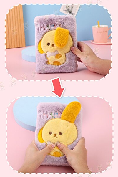 Ecrou Notebook with Moving Ears Purple