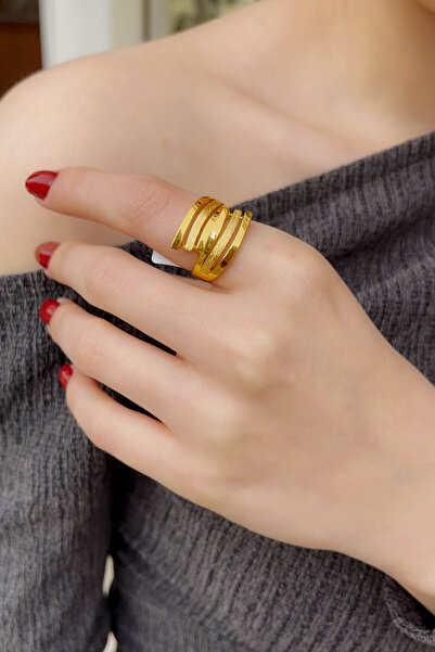 MÜCEVHER SARAYI 22 Ayar Altın Kaburga Yüzük