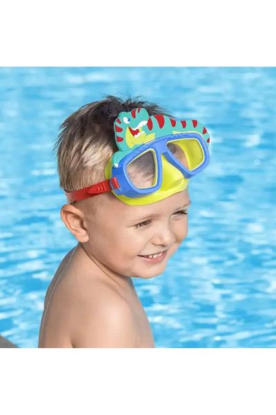 BESTWAY Children's Sea Pool Swimmer Diving Goggles 3+ Years Water Leak Proof Uv Protected Wide Viewing Angle Figured