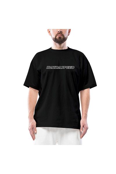 Z zepplin Mazda Speed ​​Oversize Black T-Shirt