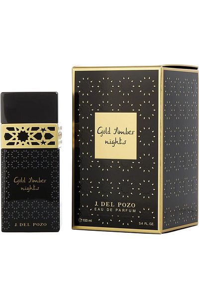 Jesus Del Pozo Gold Amber Nights for Men Eau De Parfume, 100 Ml