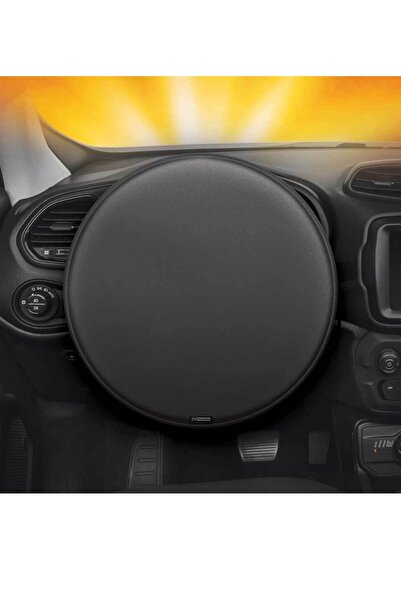 RevuBaby Oto Direksiyon Simit Güneşliği Araç Korumalı Güneşlik Direksiyon Isı...