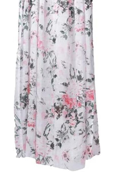 AMICA Floral Printed Scarf In Pink