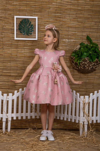 Ciliegia Dolls Trendshen Kız Çocuk Jakar Elbise