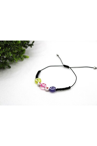 Tezcan Aksesuar سوار مجوهرات منسوج من الخرز الملون موديل مكرامية
