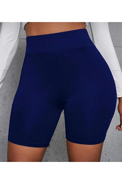 lzv Women's Diver Fabric High Waist Shorts Leggings