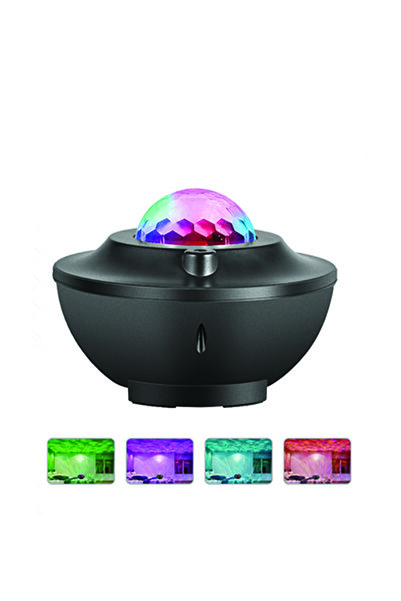 DLC جهاز عرض ليزر مع مكبر صوت وجهاز تحكم عن بعد - 4 وات - DLC 32804