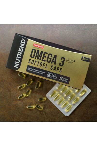 Nutrend Omega 3 Plus, 120 Softgel, 60 Servings