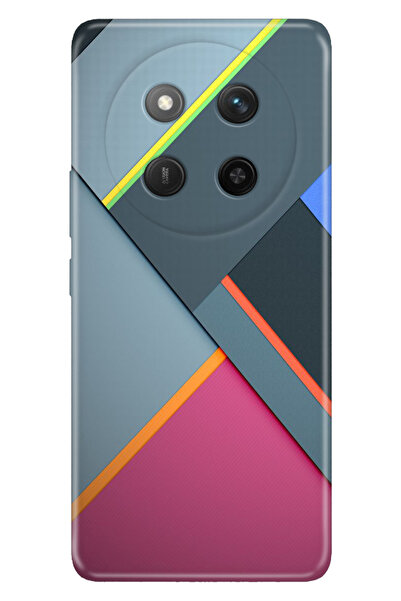 Cekuonline Honor X60 Pro - X9C 5G Kılıf Renkli Silikon Baskılı TPU 6D Renkler